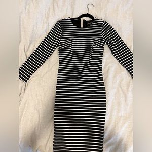 Dynamite Striped Jacquard Bodycon Dress